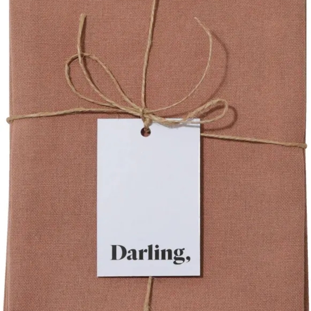 Darling Rustic Brown Kitchen Linen